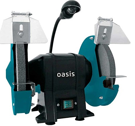 Станок заточный Oasis ZS-30L (J), 2950 об/м, 300Вт, круг 150мм, подсветка