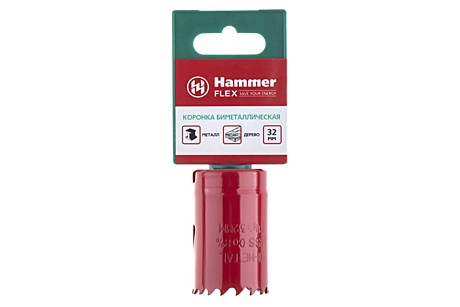 Коронка Hammer Bi Metall 32мм 224-006