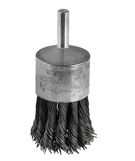 Кордщетка Hammer Flex 207-211 28мм d6  тип венчик стальная из витой проволоки