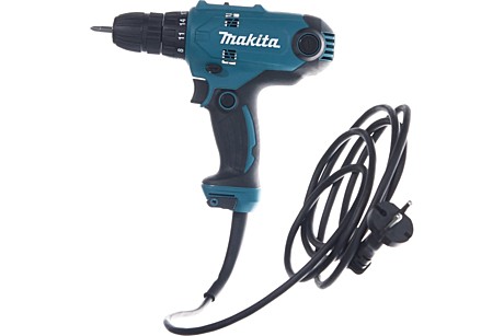Дрель шуруповерт Makita DF0300X2, 320Вт, 450/1500 об/м, 