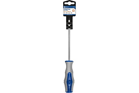 Отвертка Ultra Grip КОБАЛЬТ PH-2 х 150 мм CR-V, двухкомпонентная рукоятка (1 шт.) подвес