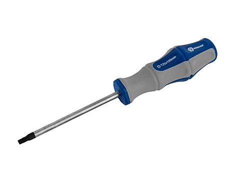 Отвертка Ultra Grip КОБАЛЬТ Torx Tamper-25 х 100 мм CR-V, двухкомпонентная рукоятка (1 шт.) подвес