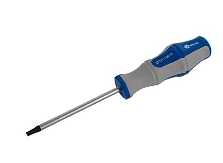 Отвертка Ultra Grip КОБАЛЬТ Torx Tamper-27 х 100 мм CR-V, двухкомпонентная рукоятка (1 шт.) подвес