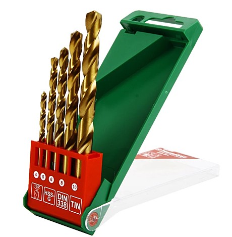 Набор сверл HAMMER Flex 202-901 DR  набор No1 4-10мм металл, 5шт.