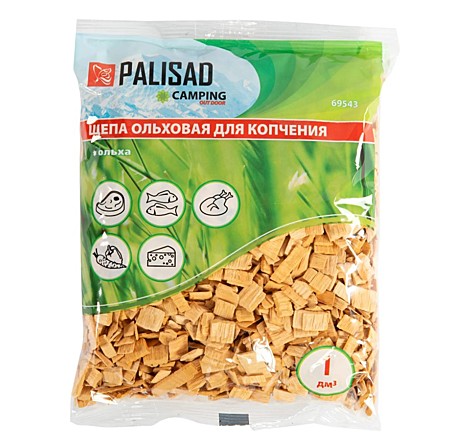 Щепа ольховая для копчения Palisad Camping 69543