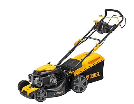 Газонокосилка бензиновая Denzel GLD-460SP-VE, 146 см3, шир. 46см, привод, вариатор, эл.старт, 60 л