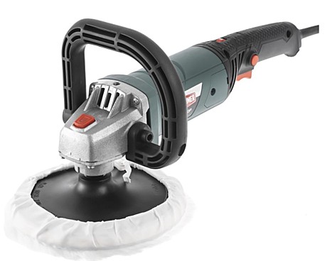 Машина шлифовальная угловая Hammer USM1200P  1200Вт 600-3500об/мин тарелка 180мм, полировальная