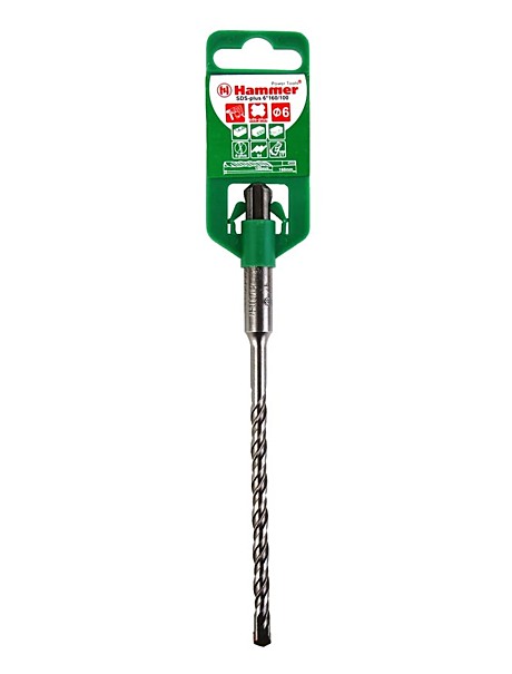 Бур Hammer SDS+ 6х100/160мм 201-108